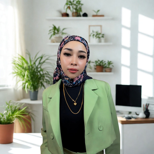 Picture of Noorahi's Designer Premium Cotton Hijab Scarf 115cm x 115cm - NRXW-PC115X21-P006