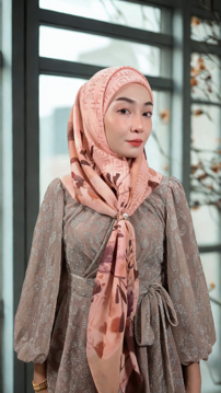 Picture of Noorahi's Aromatic Designer Premium Cotton Voile Hijab Scarf (Baby Seam Stiching) 115cm x 115cm - NRQT-APCV115X27-P005