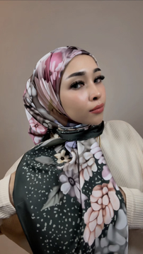 Picture of Noorahi’s Designer Premium Bright Satin Hijab Scarf (Baby Seam Stitching) – 115cm x 115cm - NRSM-BSBS-25X