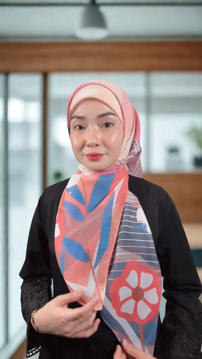 Picture of Noorahi's Aromatic Designer Premium Cotton Voile Hijab Scarf (Baby Seam Stiching) 115cm x 115cm - NRQT-APCV115X27-P007