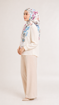 Picture of Noorahi's Aromatic Designer Premium Cotton Voile Hijab Scarf (Baby Seam Stitching) 115cm x 115cm - NRQT-APCV115X27-P001