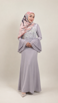 Picture of Noorahi's Aromatic Designer Premium Cotton Voile Hijab Scarf (Baby Seam Stitching) 115cm x 115cm - NRQT-APCV115X27-P004